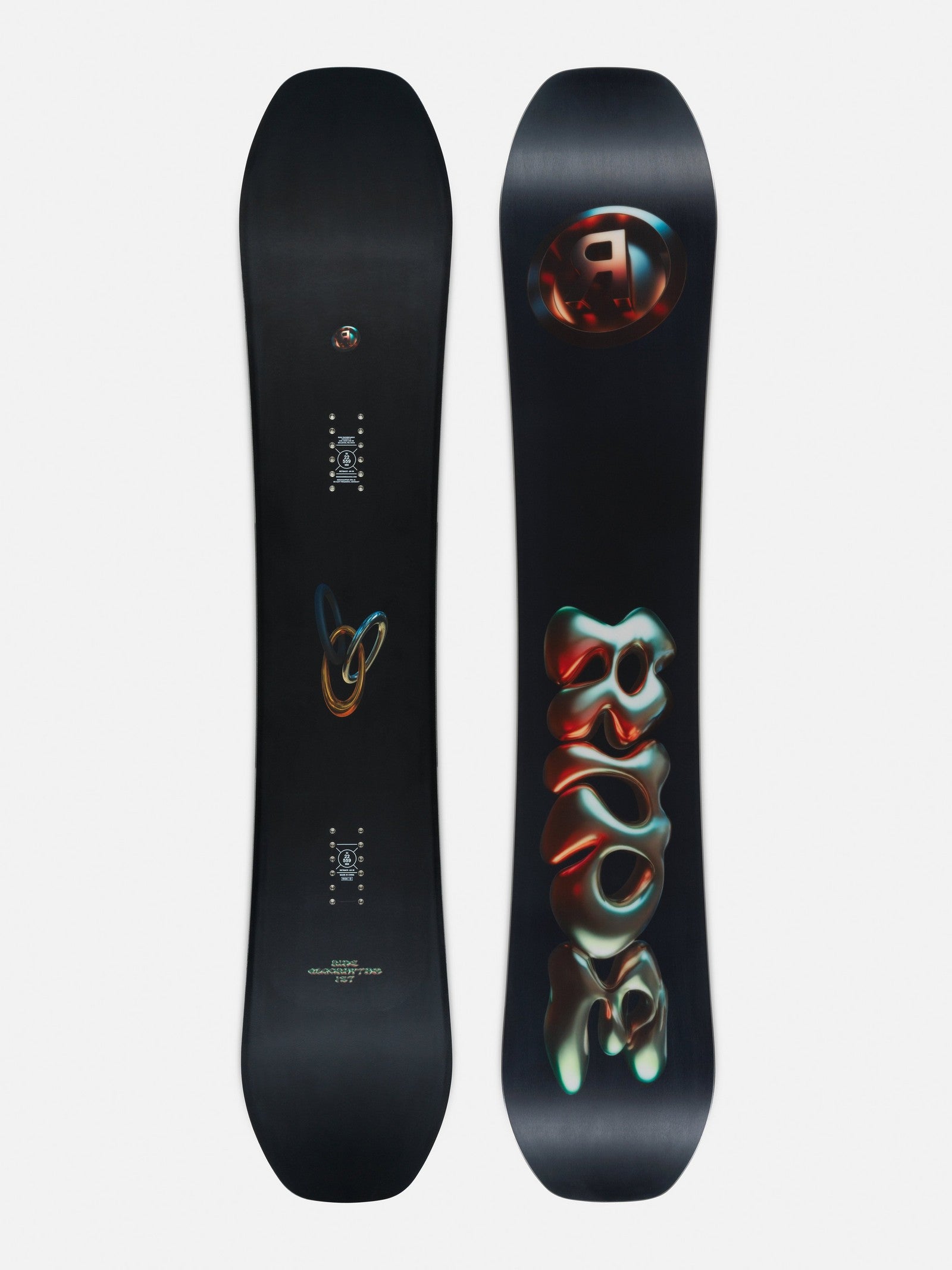 Ride Algorhythm Snowboard 2026 topsheet and base