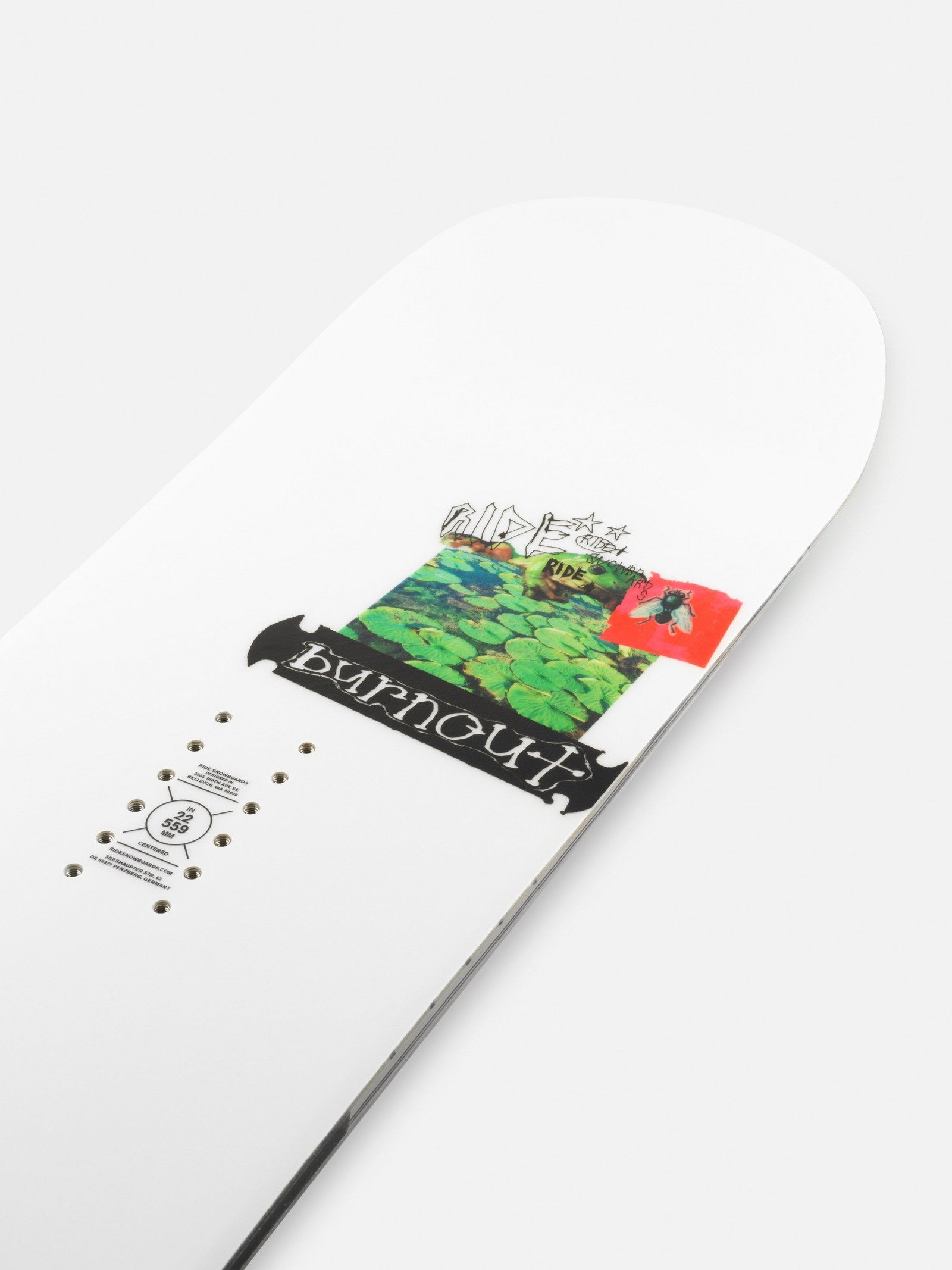Ride Burnout Snowboard 2026 detail