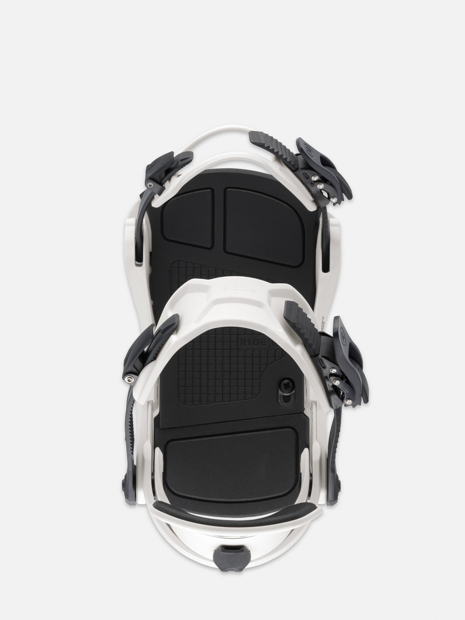 RIDE C-4 snowboard binding in White, detail view
