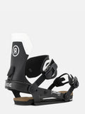 RIDE Circuit snowboard binding in Black, front view