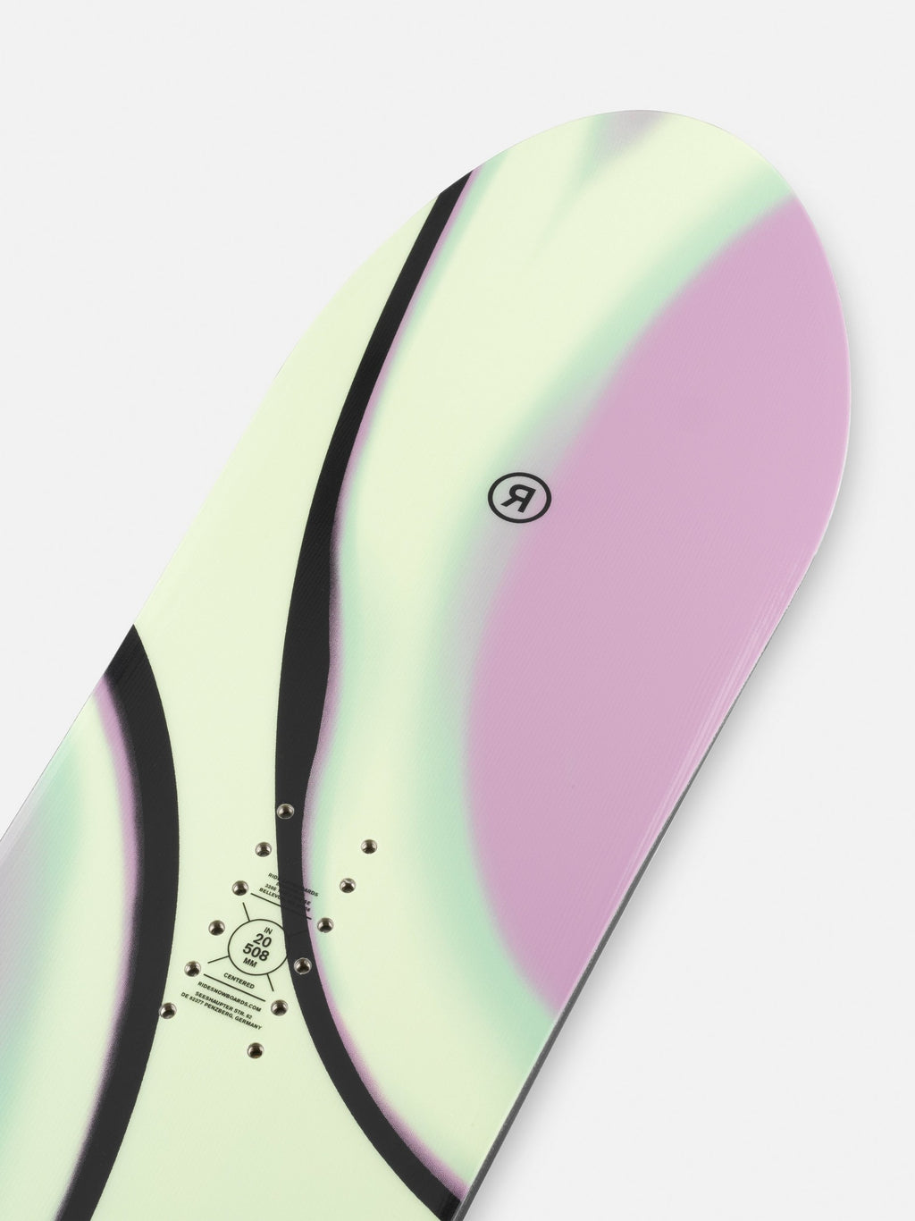 Ride Women's Compact Snowboard 2026 detail