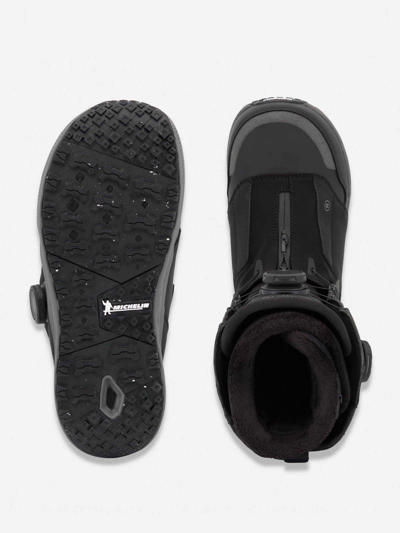 RIDE Lasso Pro snowboard boot in Black, sole detail