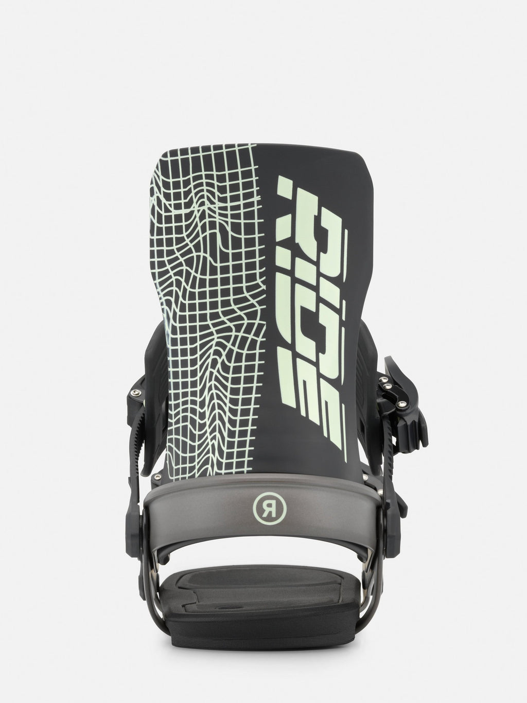 RIDE Specter snowboard binding in Gunmetal, side view