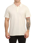 Rip Curl Faded Polo Shirt - Bone - front