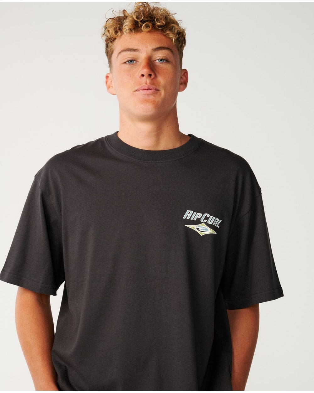 Rip Curl Men's Heritage Icon Tee - WASHED BLACK