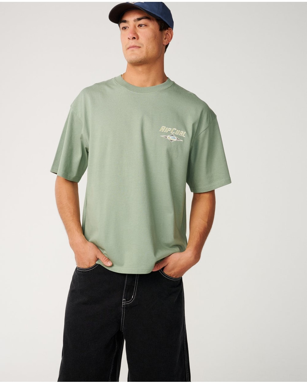 Rip Curl Men's Heritage Icon Tee - SAGE