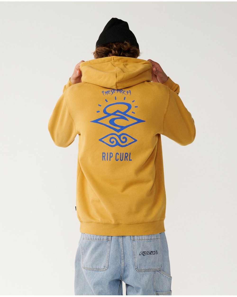 Rip Curl Men's Search Icon Hood - MUSTARD GOLD