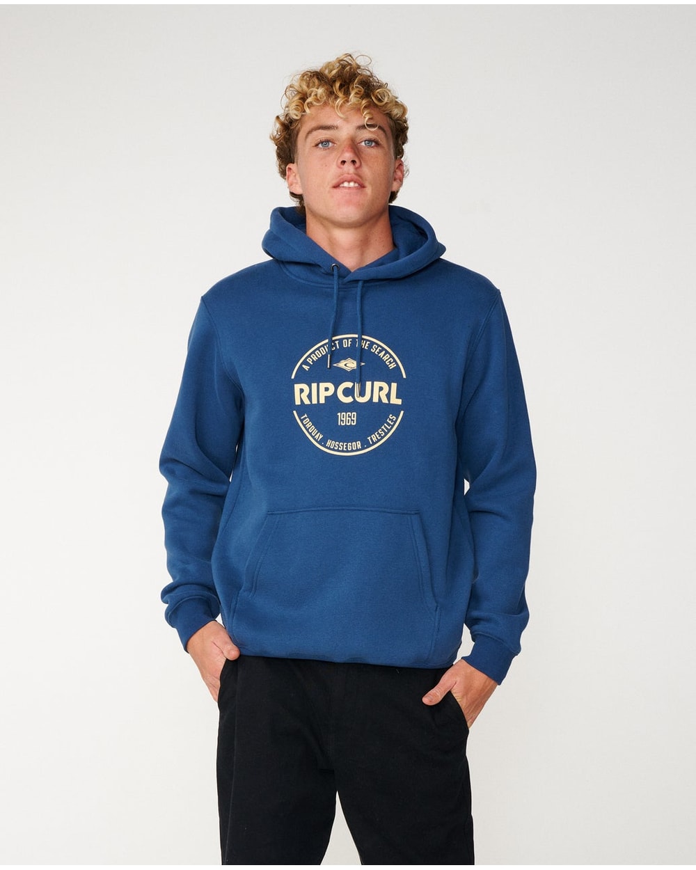 Rip Curl Men's Staple Hood - LIGHT NAVY