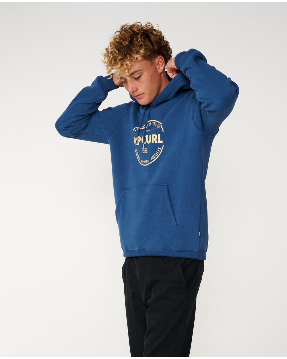 Rip Curl Men's Staple Hood - LIGHT NAVY