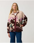 Rip Curl Women's Search Series Bonded Zip Through Polar Fleece - DARK PLUM