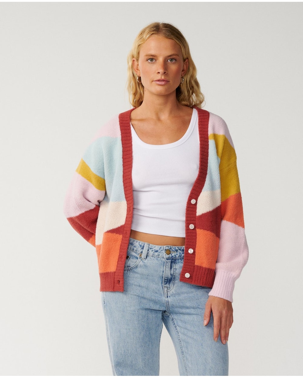 Rip Curl Women's Surf Revival Jacquard Cardi - MULTICO