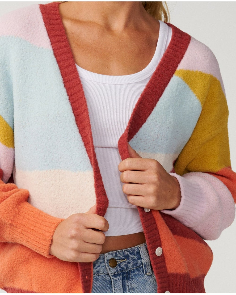 Rip Curl Women's Surf Revival Jacquard Cardi - MULTICO
