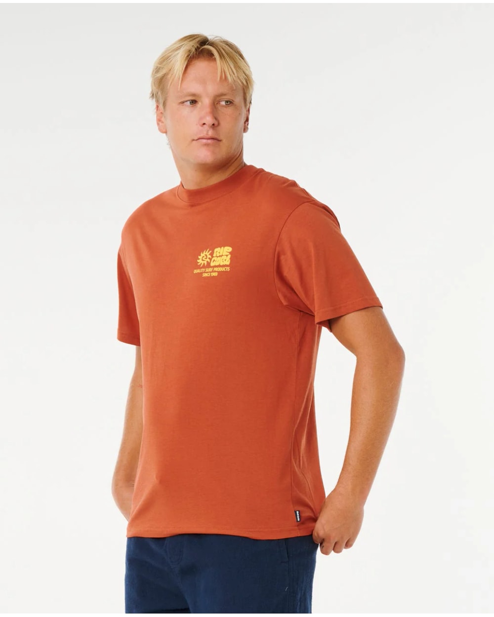 Ripcurl Men's Pacific Rinse Glass Off Short Sleeve Loose Tee