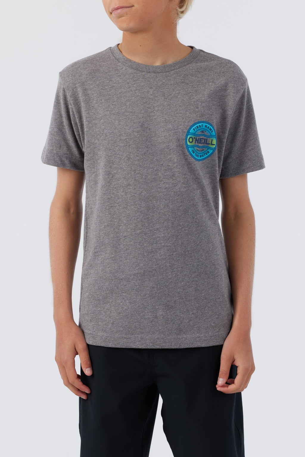 O'Neill Ripple Tee in Heather Grey - front