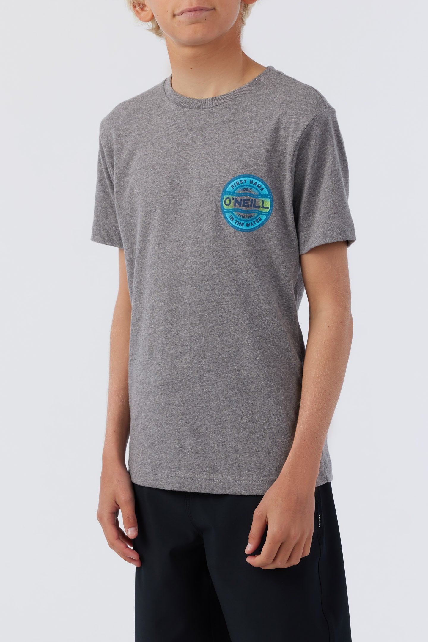 O'Neill Ripple Tee in Heather Grey - back
