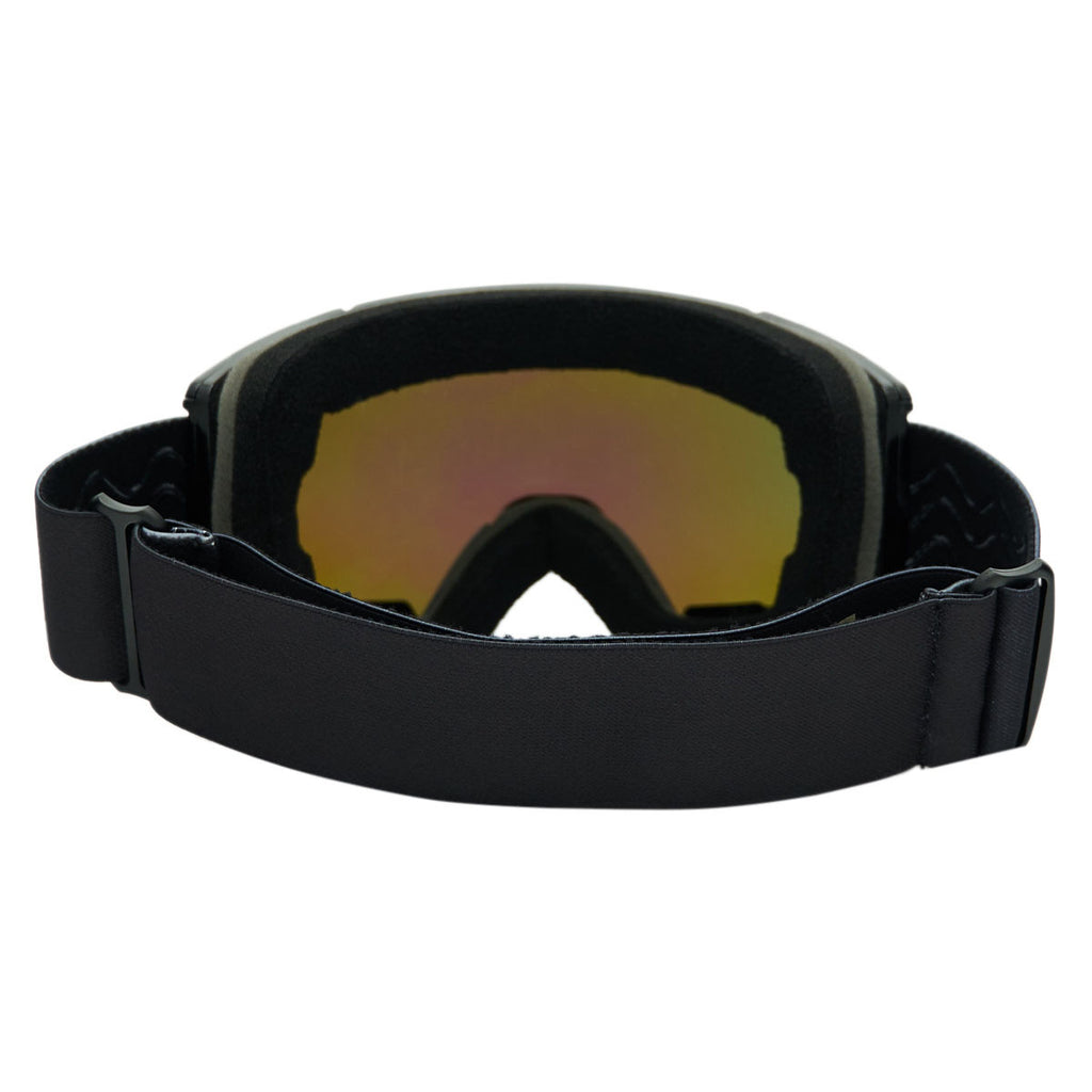 Ripzone Altitude adult winter sports goggles, inside view showing face foam and strap