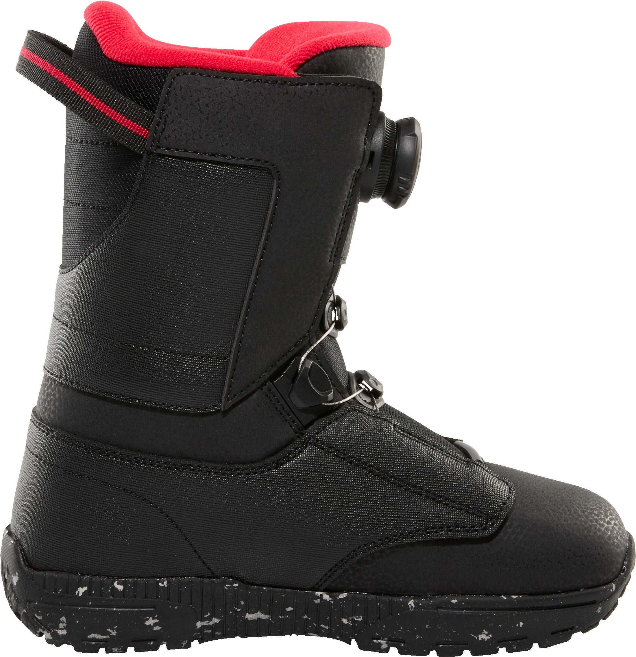 Ripzone Bolt Junior Snowboard Boots Black/Red side