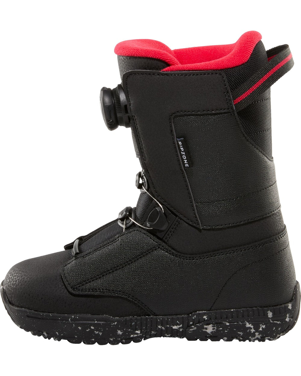 Ripzone Bolt Junior Snowboard Boots Black/Red outer side