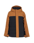 Ripzone Boys' Fritz Puffer Ski Jacket - Meerkat - front