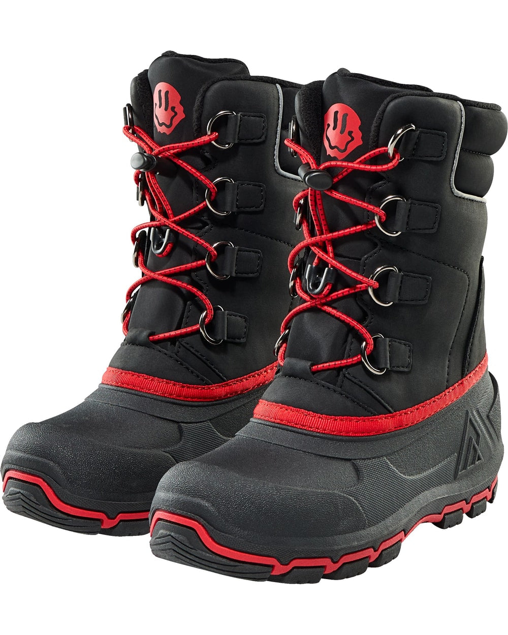 Ripzone Boys' Youth SubZero Insulated Winter Boots (2026) - BLACK/RED