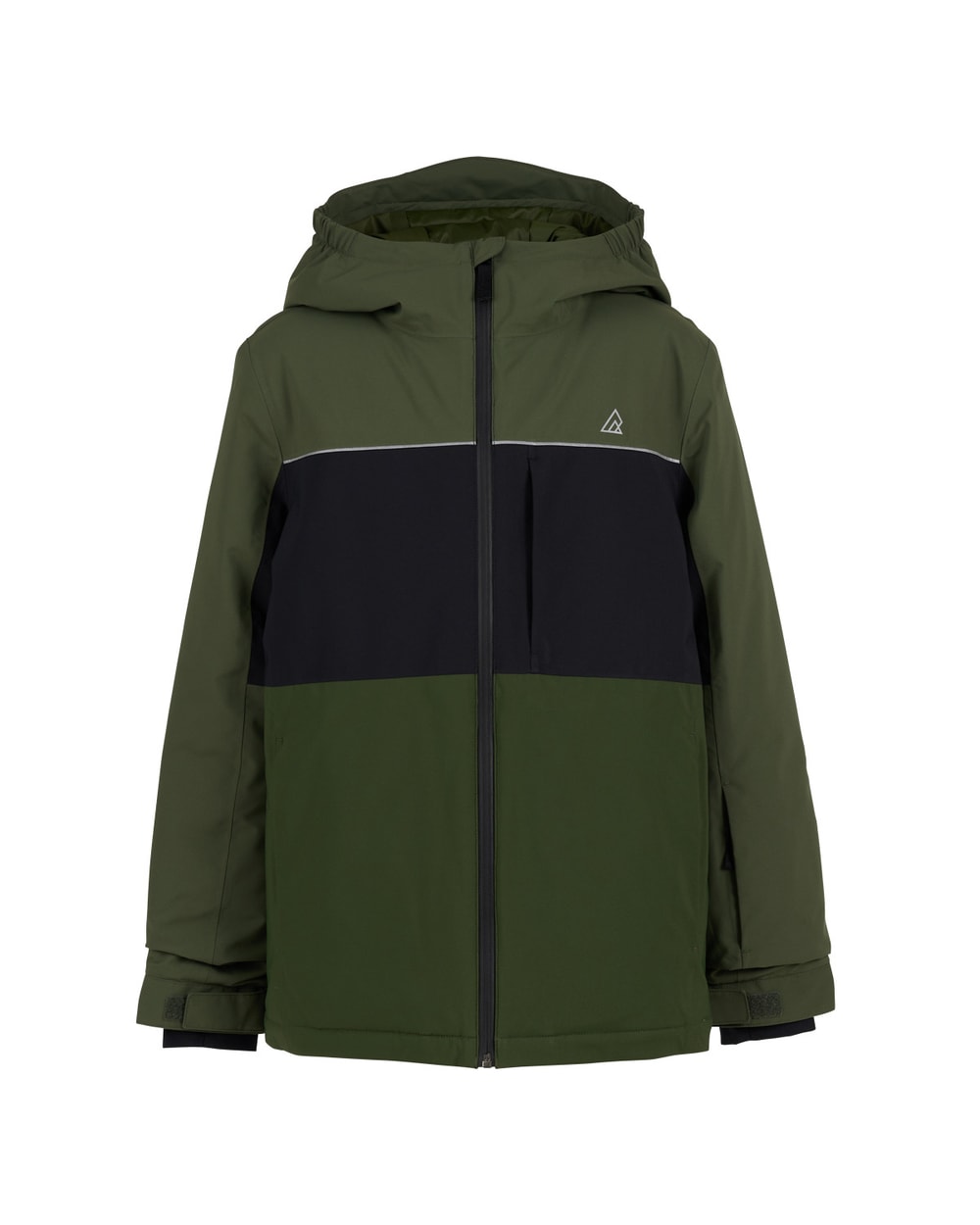 Ripzone Cascade II Boys' Winter Sports Jacket - Green - front