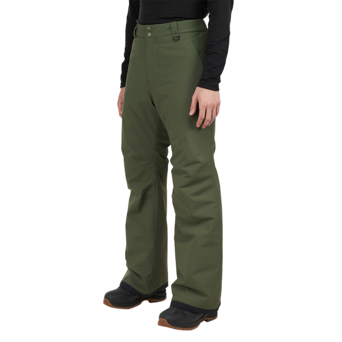Ripzone Drew Men's Insulated Winter Sports Pants - Thyme - three-quarter