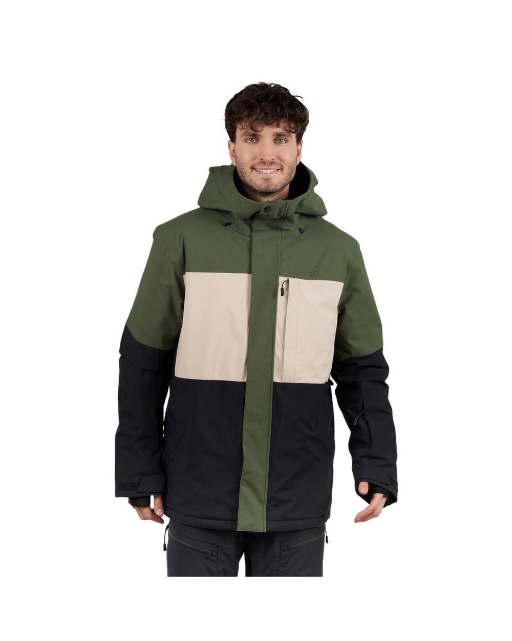 Ripzone Men's Highline Insulated Jacket Thyme/Feather Grey/Black Beauty - front