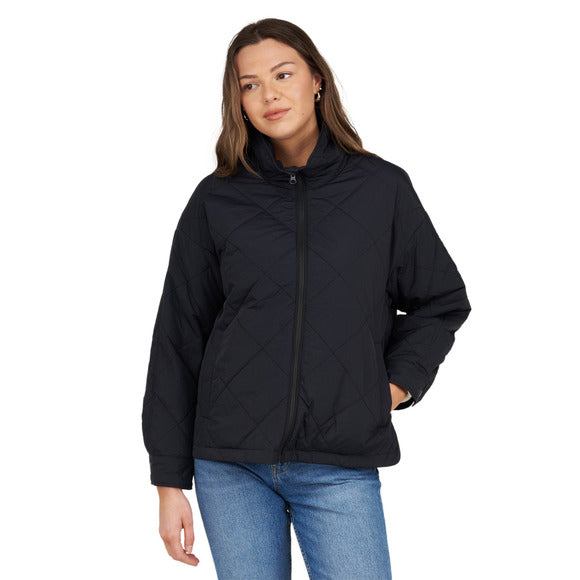 Ripzone Women's Soho Quilted Insulated Jacket - Black Beauty, front