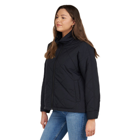 Ripzone Women's Soho Quilted Insulated Jacket - Black Beauty, side