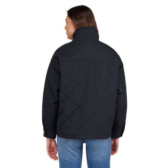 Ripzone Women's Soho Quilted Insulated Jacket - Black Beauty, back