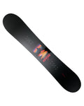 Ripzone Station Wide 3.0 snowboard in black and red, topsheet view