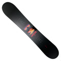Ripzone Station Wide 3.0 snowboard in black and red, topsheet view