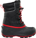 Ripzone Boys' Youth SubZero Insulated Winter Boots (2026) - BLACK/RED