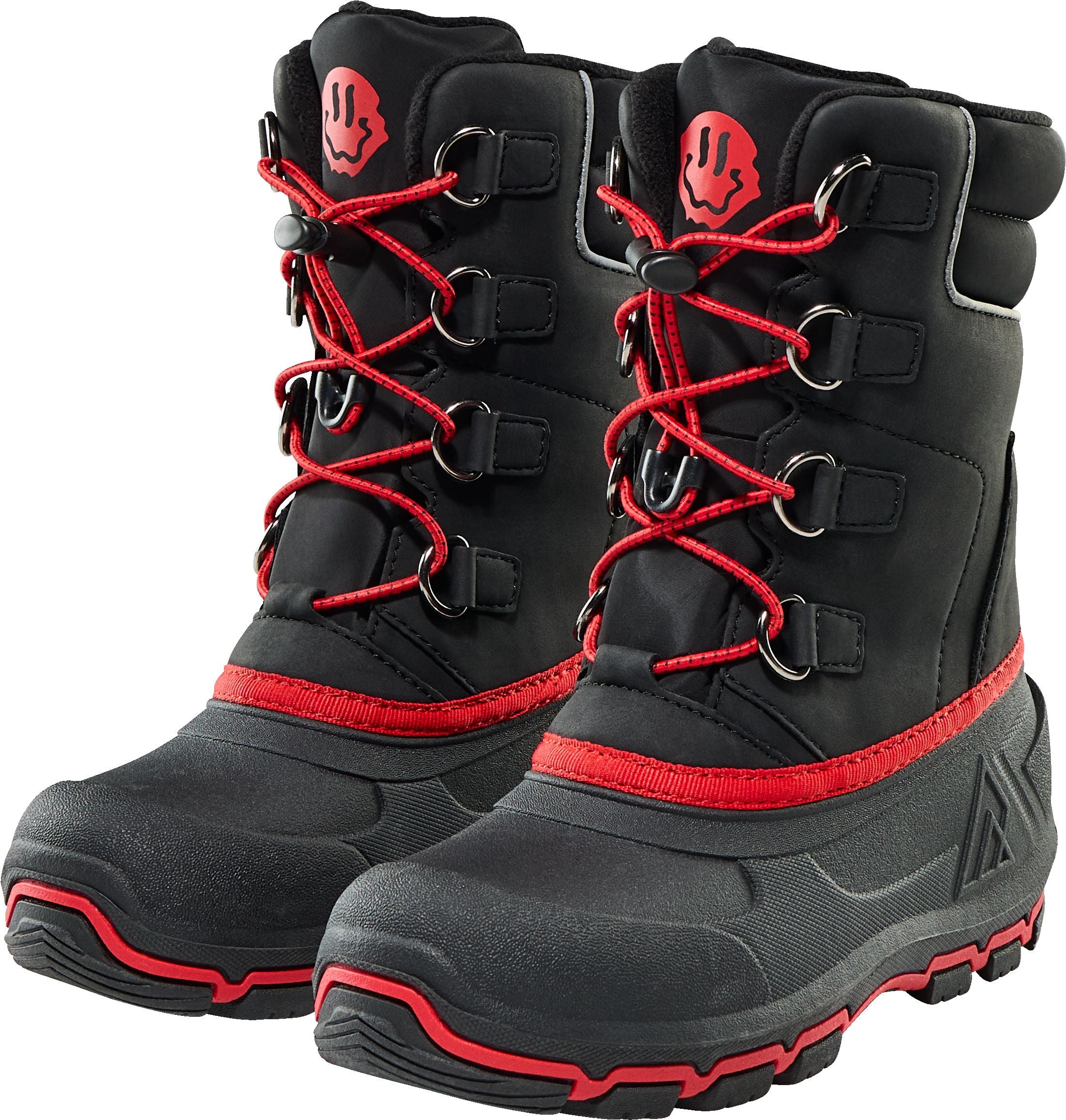 Ripzone Boys' Youth SubZero Insulated Winter Boots (2026) - BLACK/RED