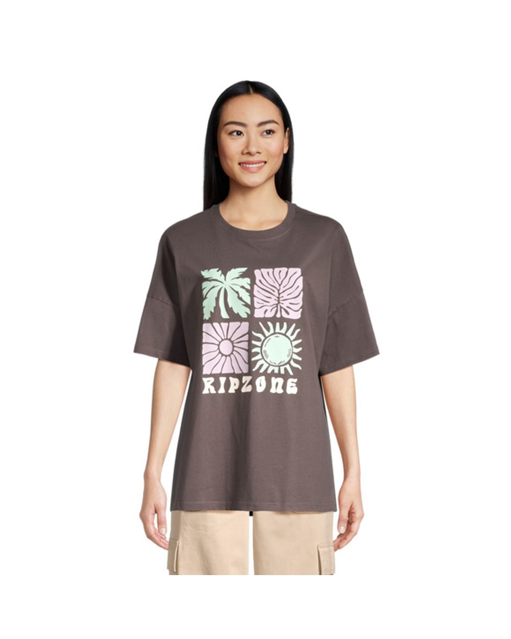 Ripzone Women's Remmy Graphic Boyfriend T-Shirt