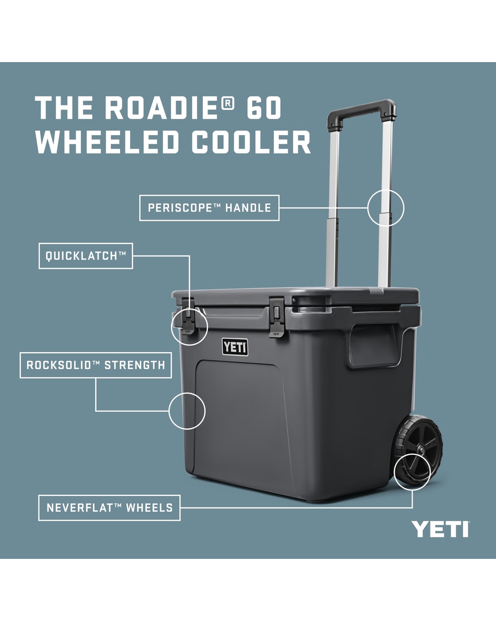 Yeti Roadie 60 Wheeled Cooler