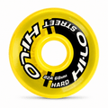 Bauer Hi-Lo Street inline wheel, yellow, front