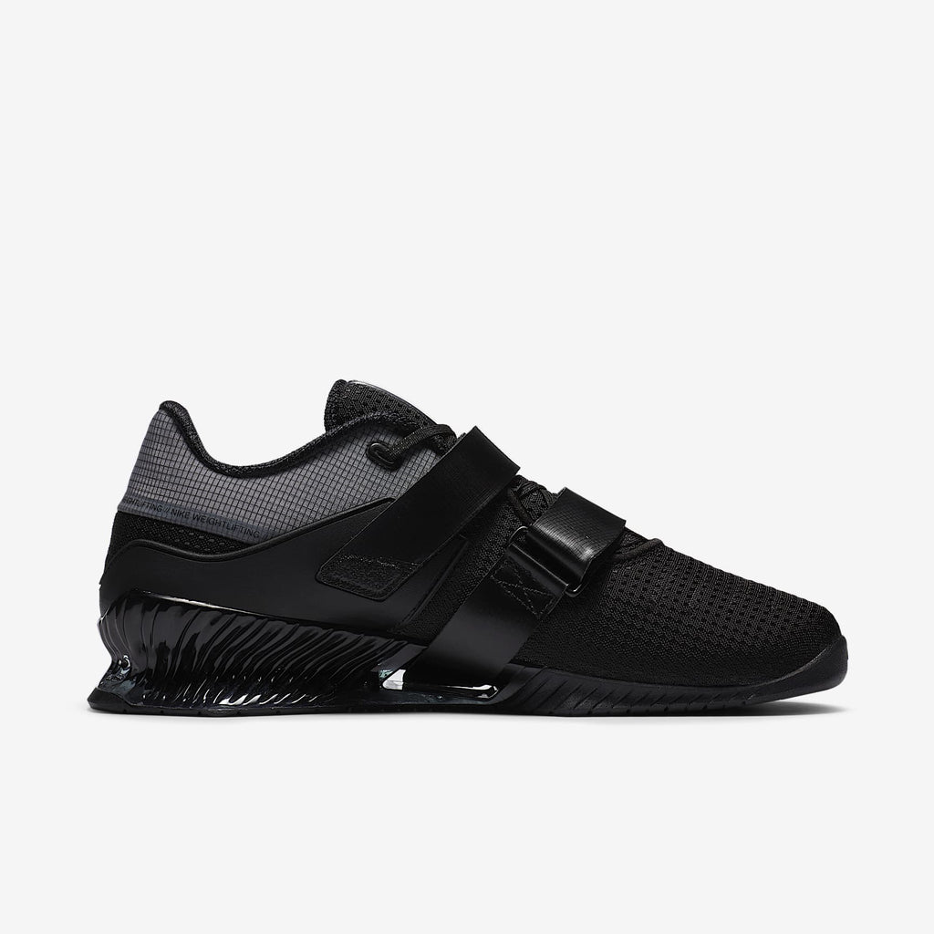 Nike Romaleos 4 Weightlifting Shoes - Black/Black/White - view 3