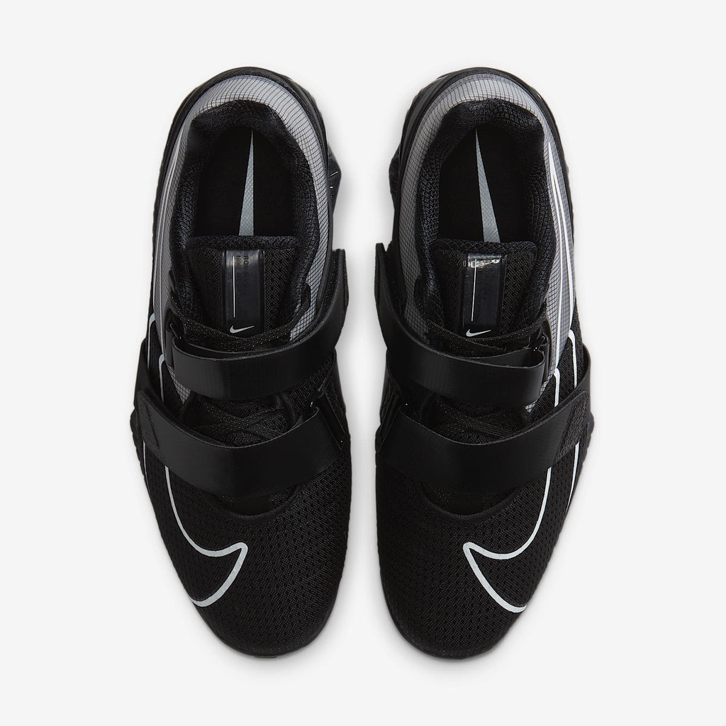 Nike Romaleos 4 Weightlifting Shoes - Black/Black/White - view 4