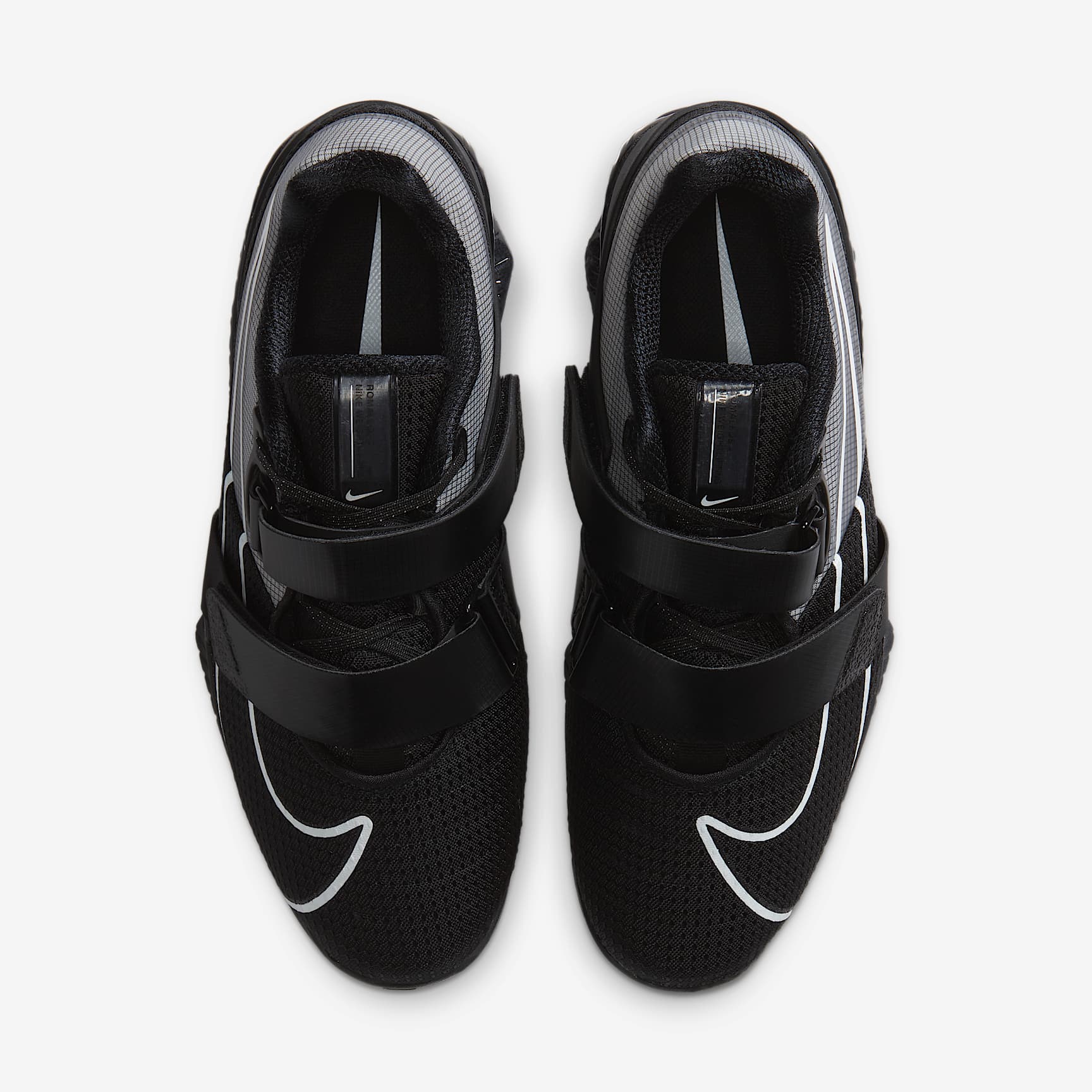 Nike Romaleos 4 Weightlifting Shoes - Black/Black/White - view 4