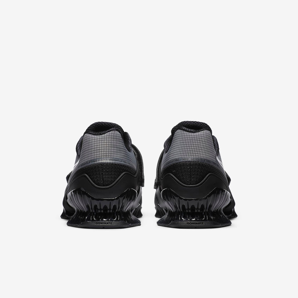 Nike Romaleos 4 Weightlifting Shoes - Black/Black/White - view 6