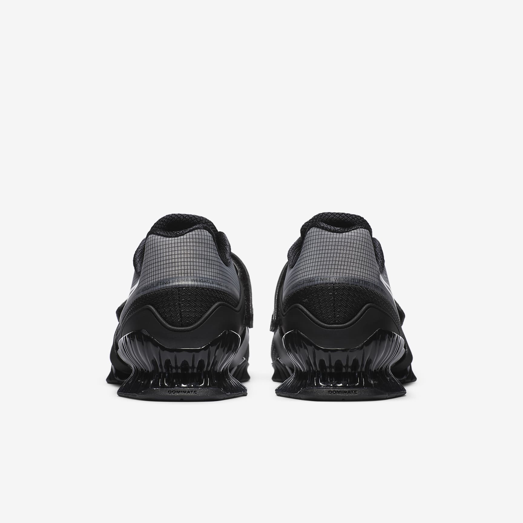 Nike Romaleos 4 Weightlifting Shoes - Black/Black/White - view 6