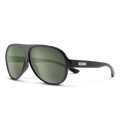 Suncloud Rooney Sunglasses - Black/Polarized Gray Green Lens