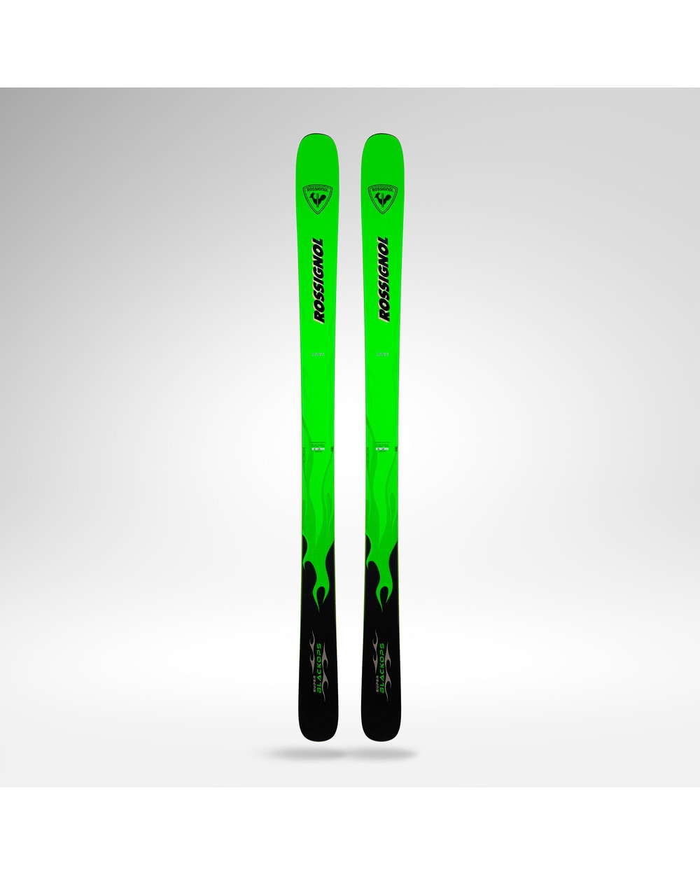 Rossignol Super Blackops skis full pair