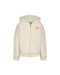 Roxy Girls' Coastal Cruiser Zip Hoodie - Oatmeal Heather - front
