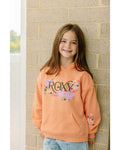 Roxy Girls' Coastal Flower Hoodie - Canyon - front