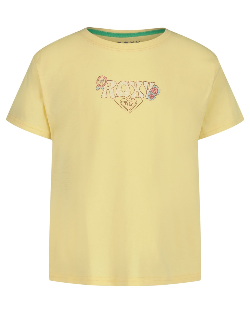Roxy Girls' Grateful For Nature Tee - Golden Haze - front