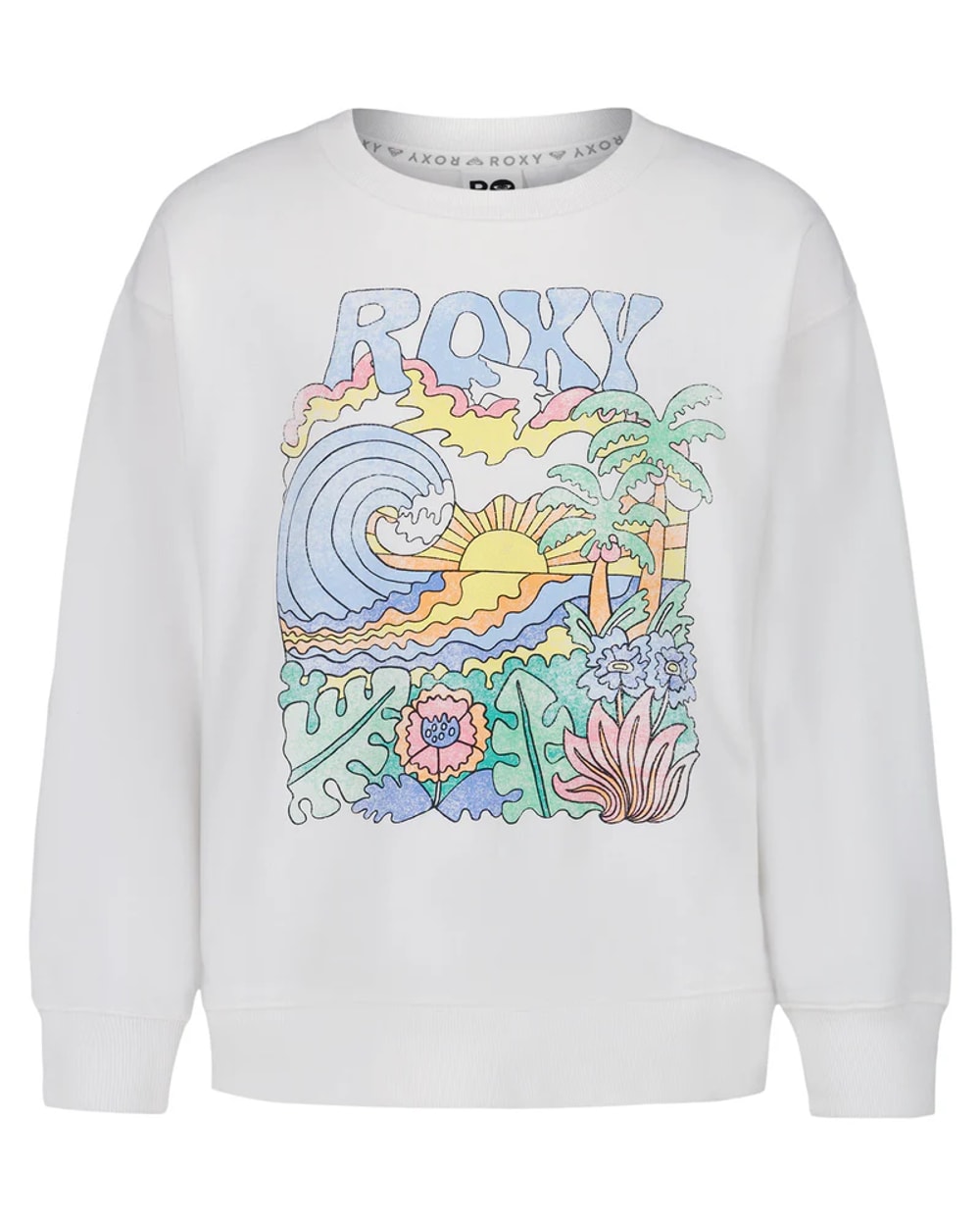 Roxy Girls' Nature Oversized Crewneck Sweatshirt