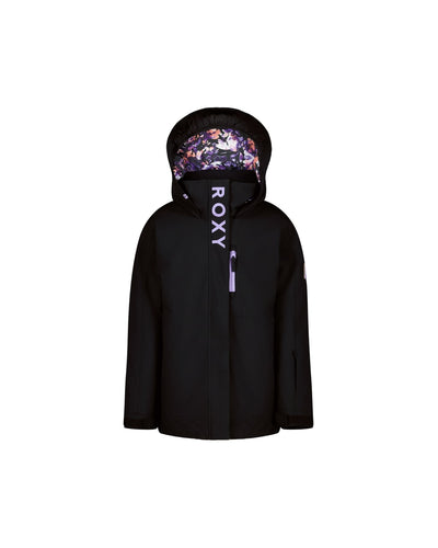 Roxy Girls' Nollie Snow Jacket - Black - front