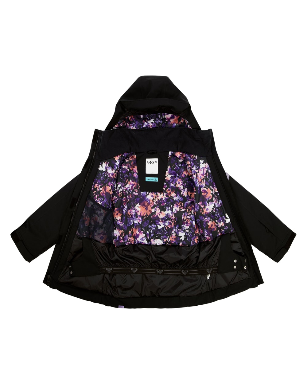 Roxy Girls' Nollie Snow Jacket - Black - detail